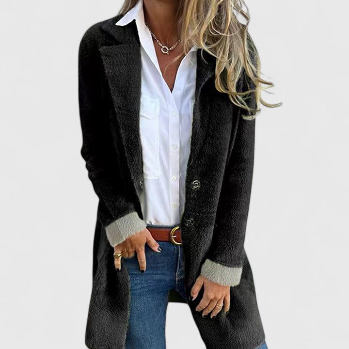 Teodora Oversized Cardigan with Patch Pockets - view 6
