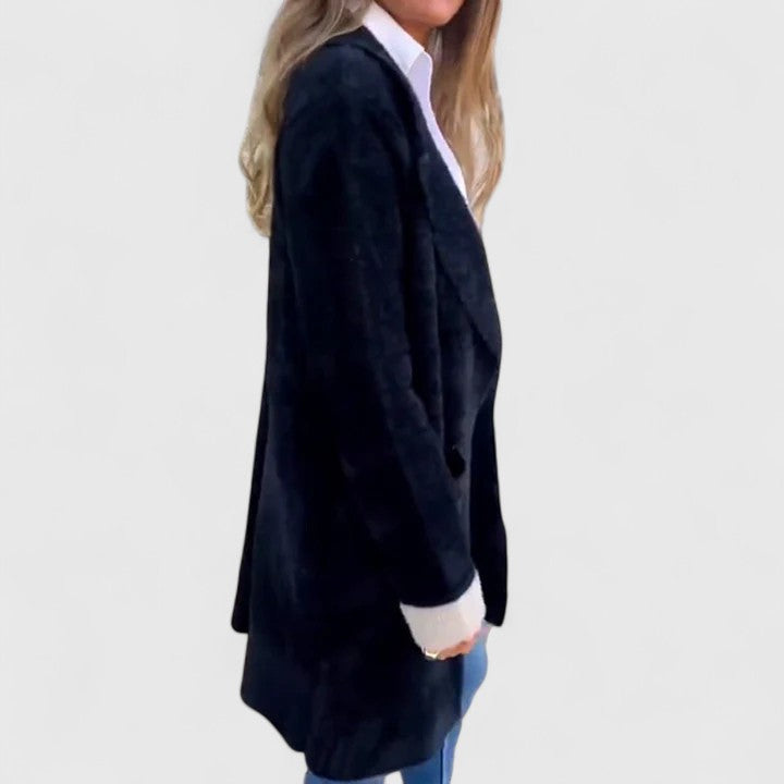 Teodora Oversized Cardigan with Patch Pockets - view 7