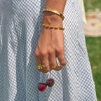 Fiora Stellar Gold Barrel Bracelet - view 4