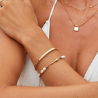 Tara Waterproof Gold Bangle - view 3