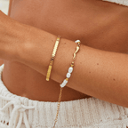 Tara Waterproof Gold Bangle - view 2