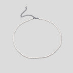 Temi Pearl Silver Necklace - view 1