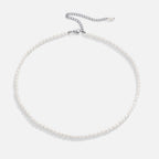 Temi Pearl Silver Necklace - view 4