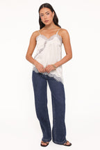 Avere Cream Lace Asymmetrical Cami - view 5