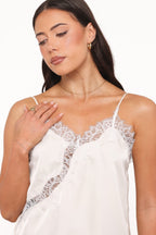Avere Cream Lace Asymmetrical Cami - view 2