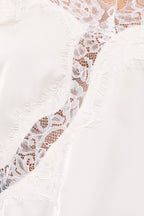 Avere Cream Lace Asymmetrical Cami - view 6