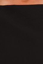 Pattie Black High Neck Bow Top - view 6