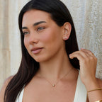 Liora Trio Crystal Stud Earrings - view 4
