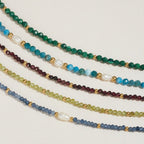Hedy Turquoise Blue And Pearl Bead Bracelet - view 5