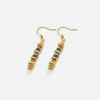 Mabel Turquoise Stone Drop Earrings - view 1