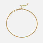 Vina Gold Multi Layered Chain Necklace - view 3