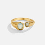 Fenna Vintage Aquamarine Wrap Ring - view 4