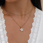 Jana White Sakura Bloom Gold Necklace - view 2