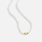 Selene White Bead Necklace - view 1
