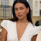 Selene White Bead Necklace - view 4