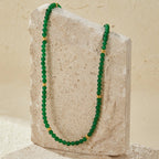 Kira Green Onyx Necklace - view 4